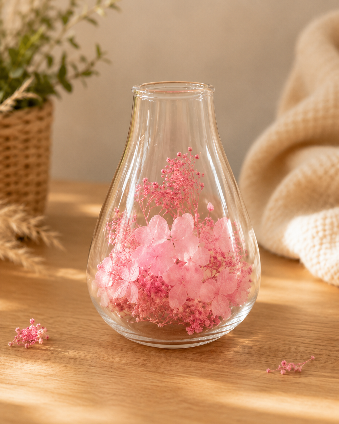 Vase personnalisé fleurs séchées • 150ml