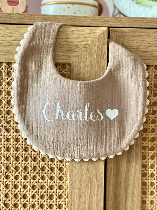 Bavoir personnalisé bébé