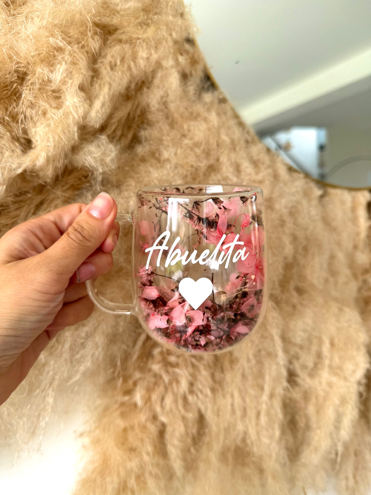 Tasse personnalisée fleurie • 200ml