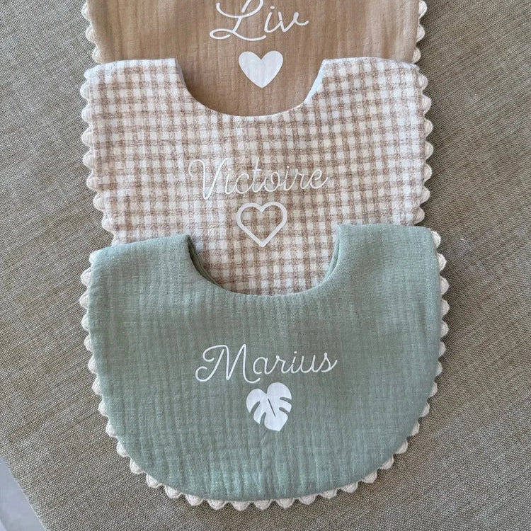 Bavoir personnalisé bébé