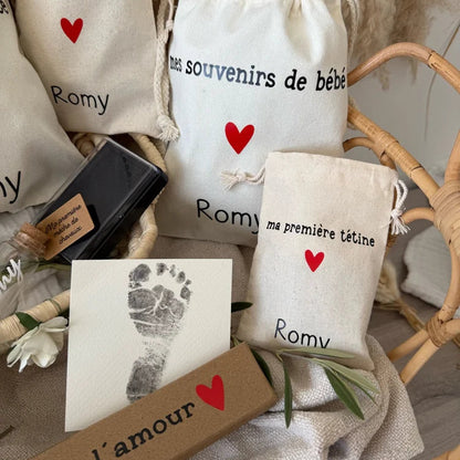 Coffret souvenirs bébé personnalisé