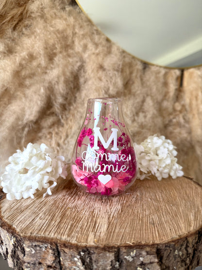 Vase personnalisé fleurie • 150ml