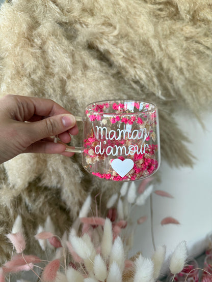 Tasse personnalisée fleurie • 200ml