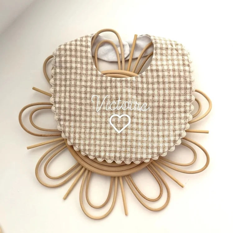 Bavoir personnalisé bébé