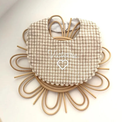 Bavoir personnalisé bébé