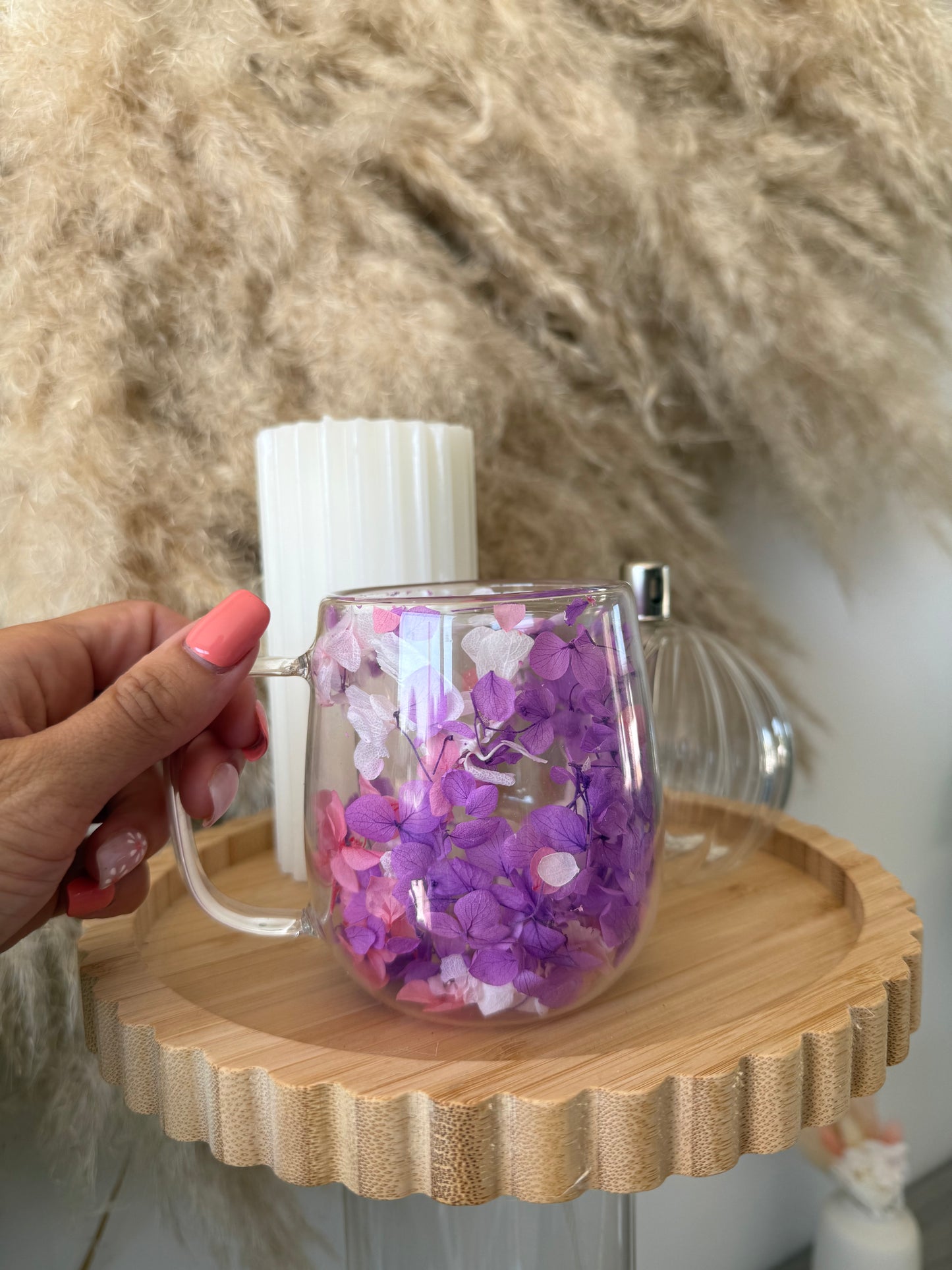 Tasse personnalisée fleurie • 200 ml