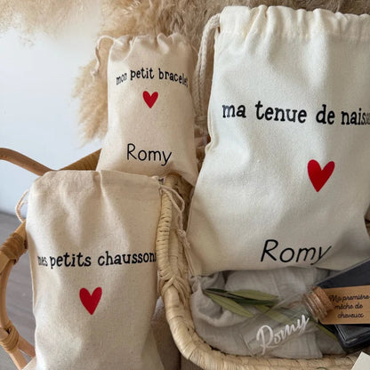 Coffret souvenirs bébé personnalisé
