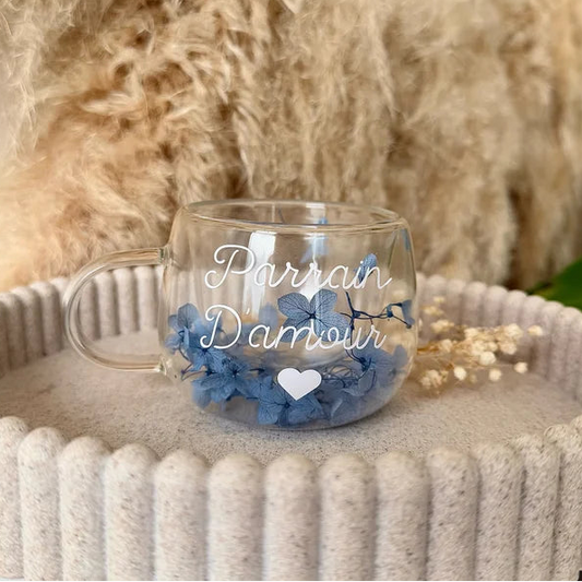 Tasse personnalisée fleurie • 150ml