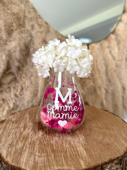 Vase personnalisé fleurie • 150ml