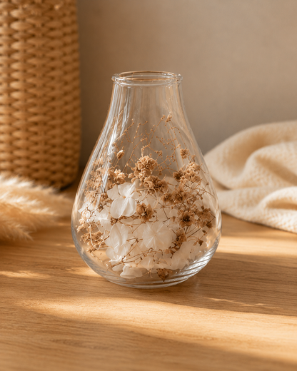Vase personnalisé fleurs séchées • 150ml