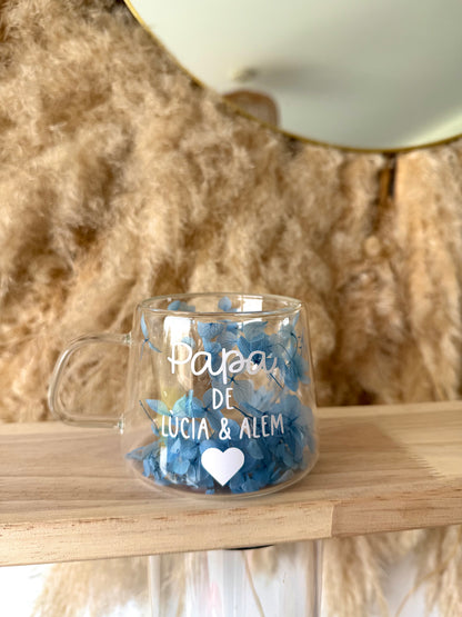 Tasse personnalisée fleurie • 200ml