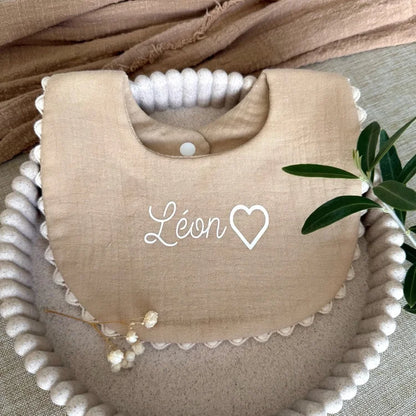 Bavoir personnalisé bébé