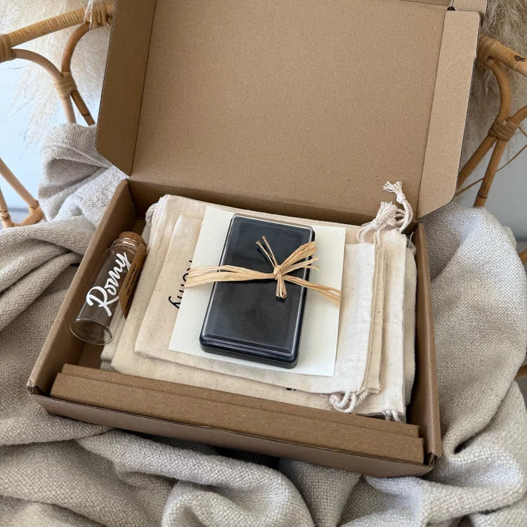 Coffret souvenirs bébé personnalisé