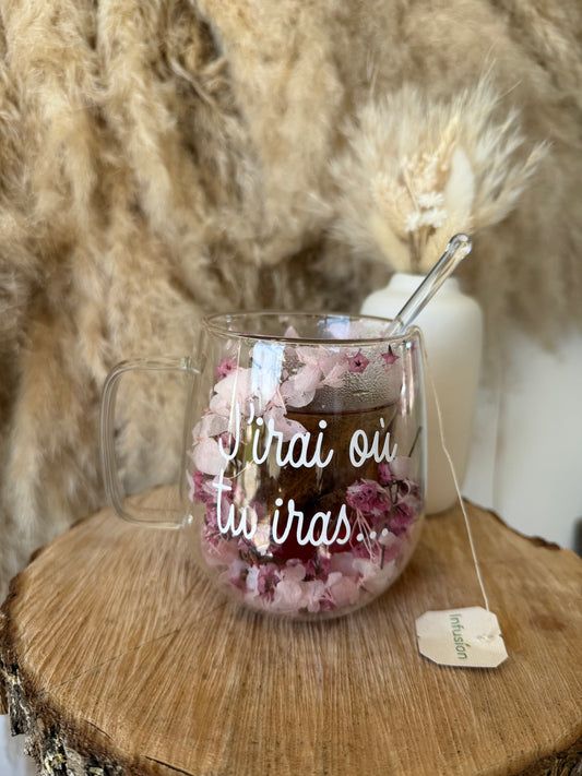 Tasse personnalisée fleurie • 200ml