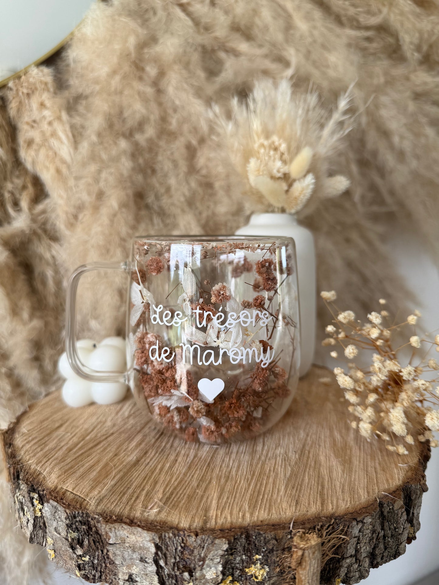 Tasse personnalisée fleurie • 200ml