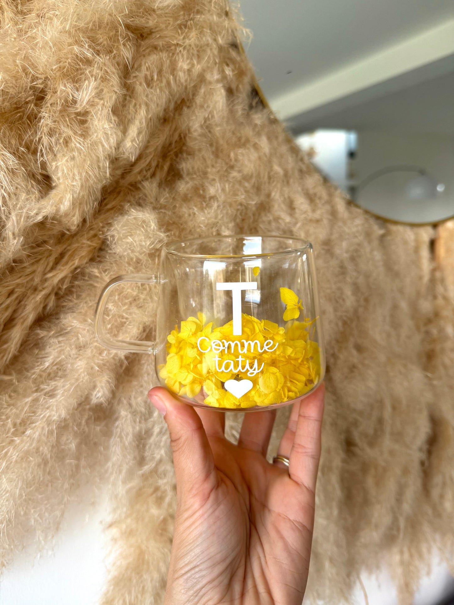 Tasse personnalisée fleurie • 200ml