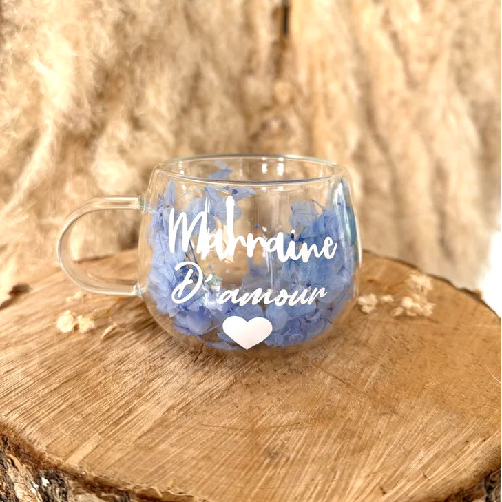 Tasse personnalisée fleurie • 150ml