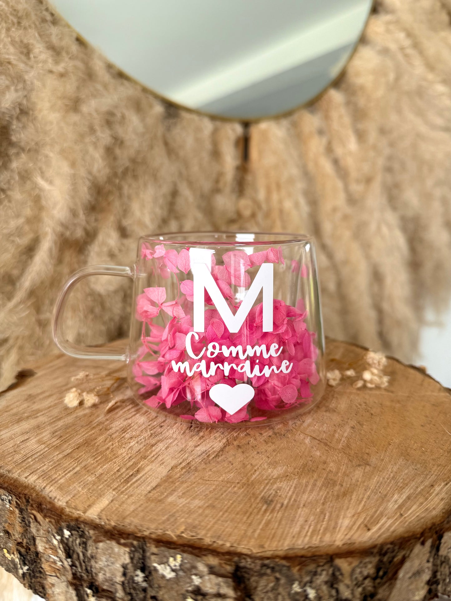 Tasse personnalisée fleurie • 200ml