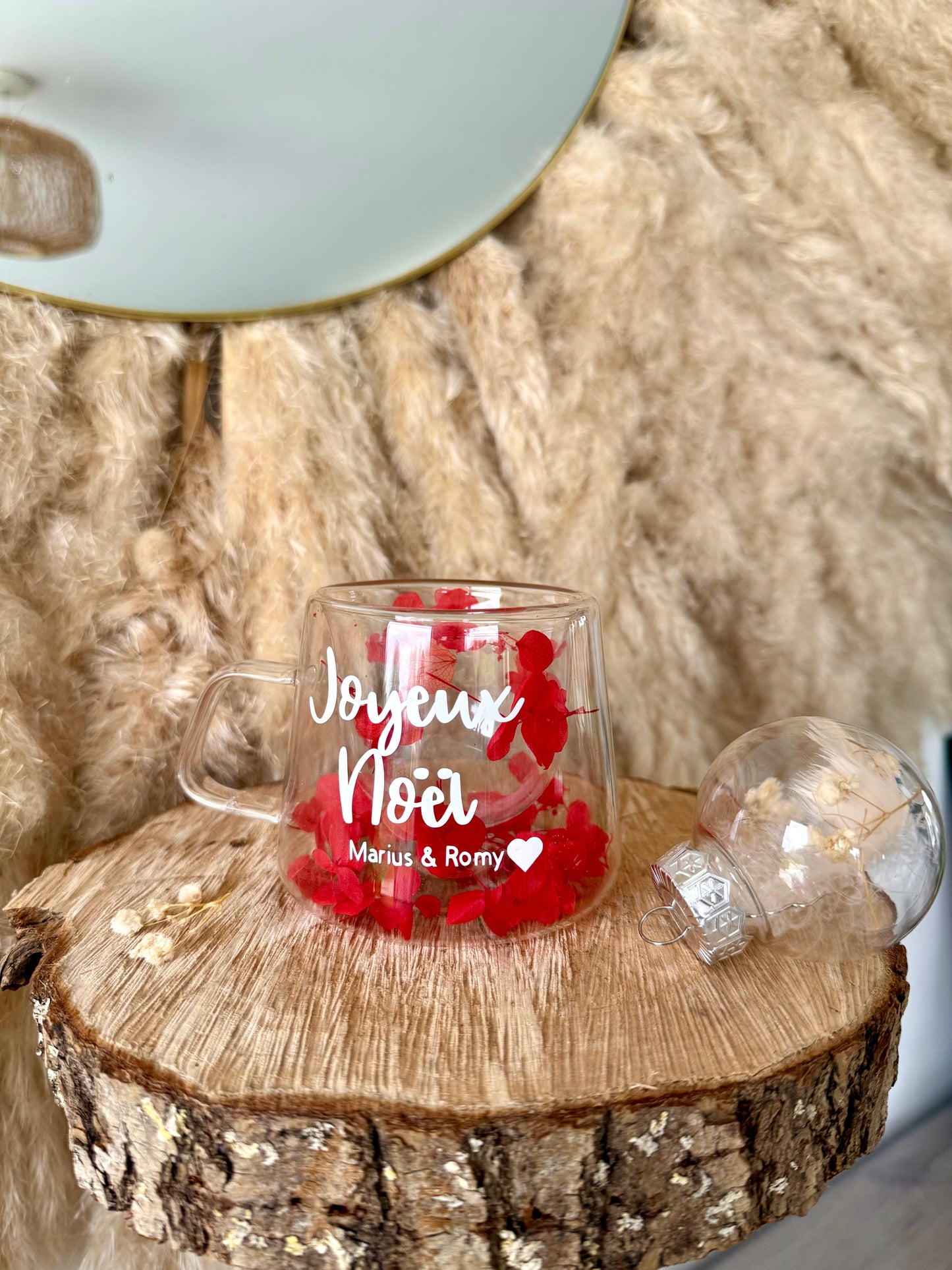 Tasse personnalisée fleurie • 200ml