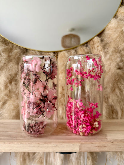 Verre personnalisée fleurie • 350ml