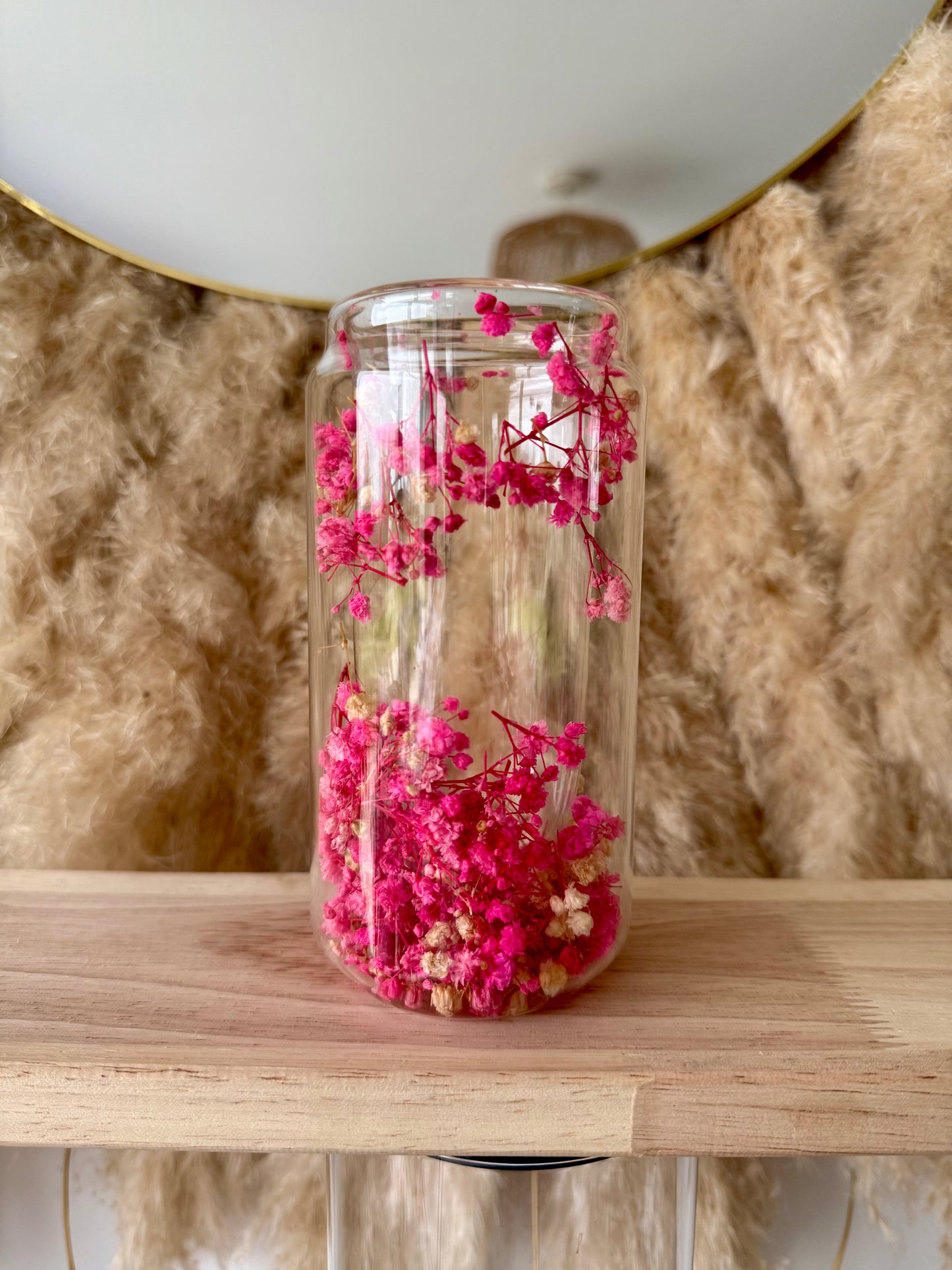 Verre personnalisée fleurie • 350ml