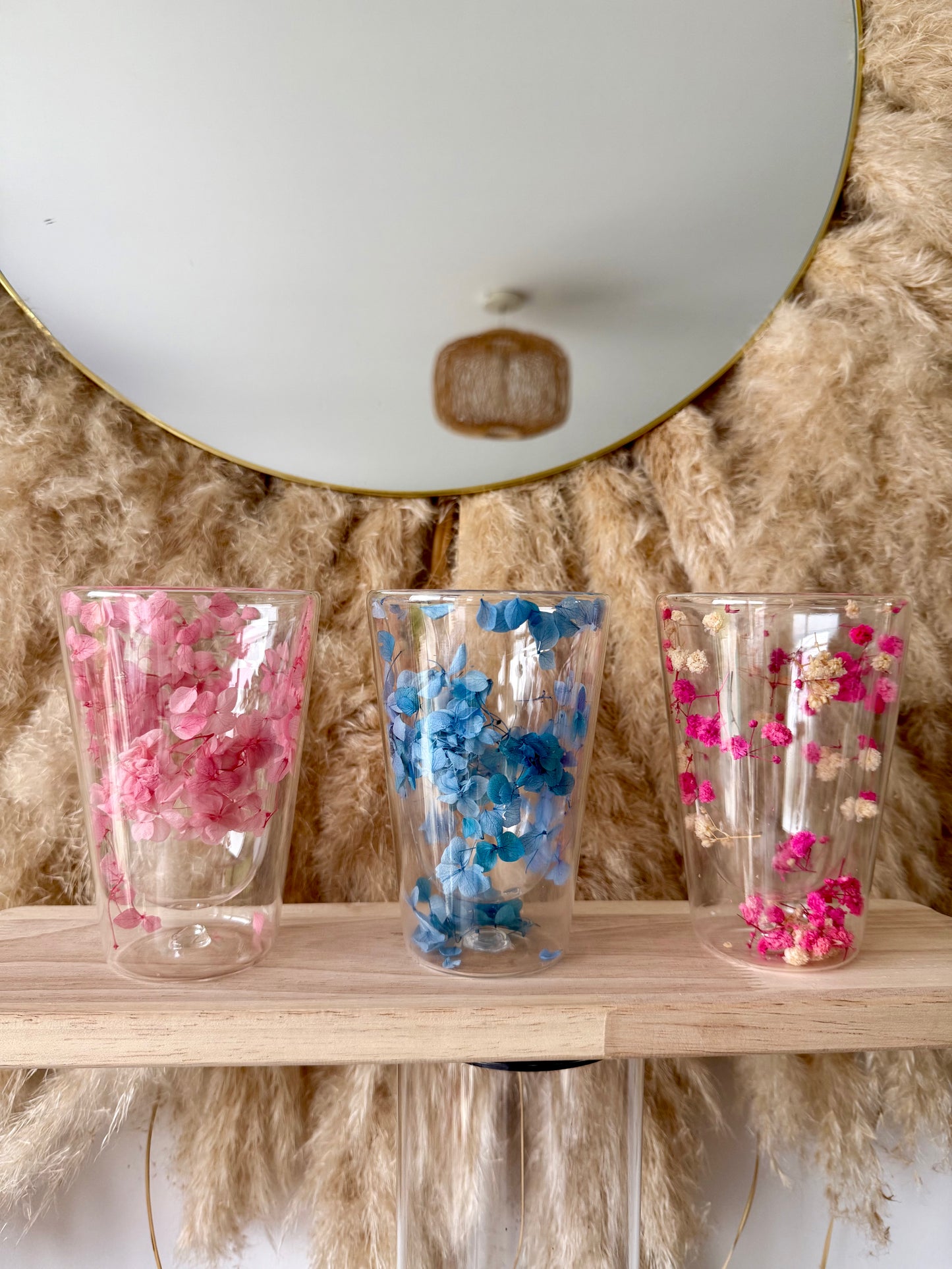 Verre personnalisée fleurie • 350ml