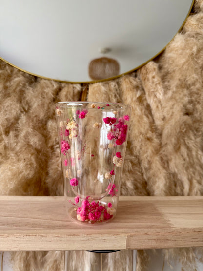 Verre personnalisée fleurie • 350ml