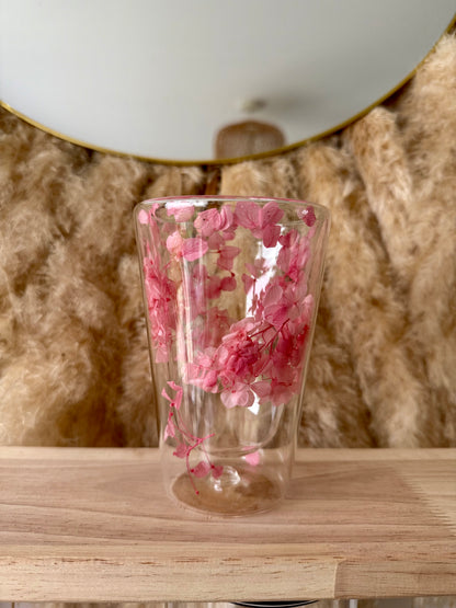 Verre personnalisée fleurie • 350ml