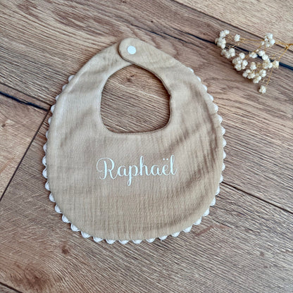 Bavoir personnalisé bébé