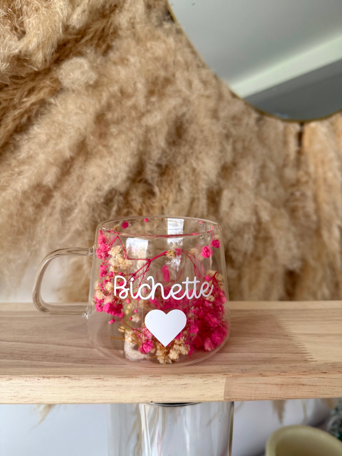 Tasse personnalisée fleurie • 200ml