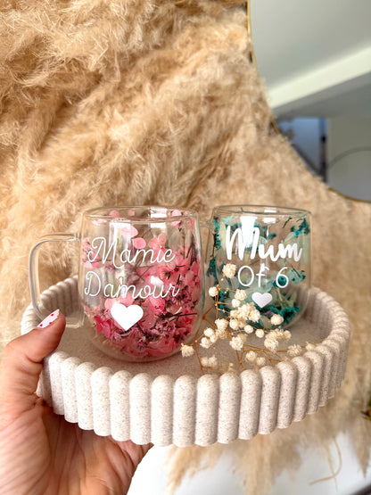 Tasse personnalisée fleurie • 200ml