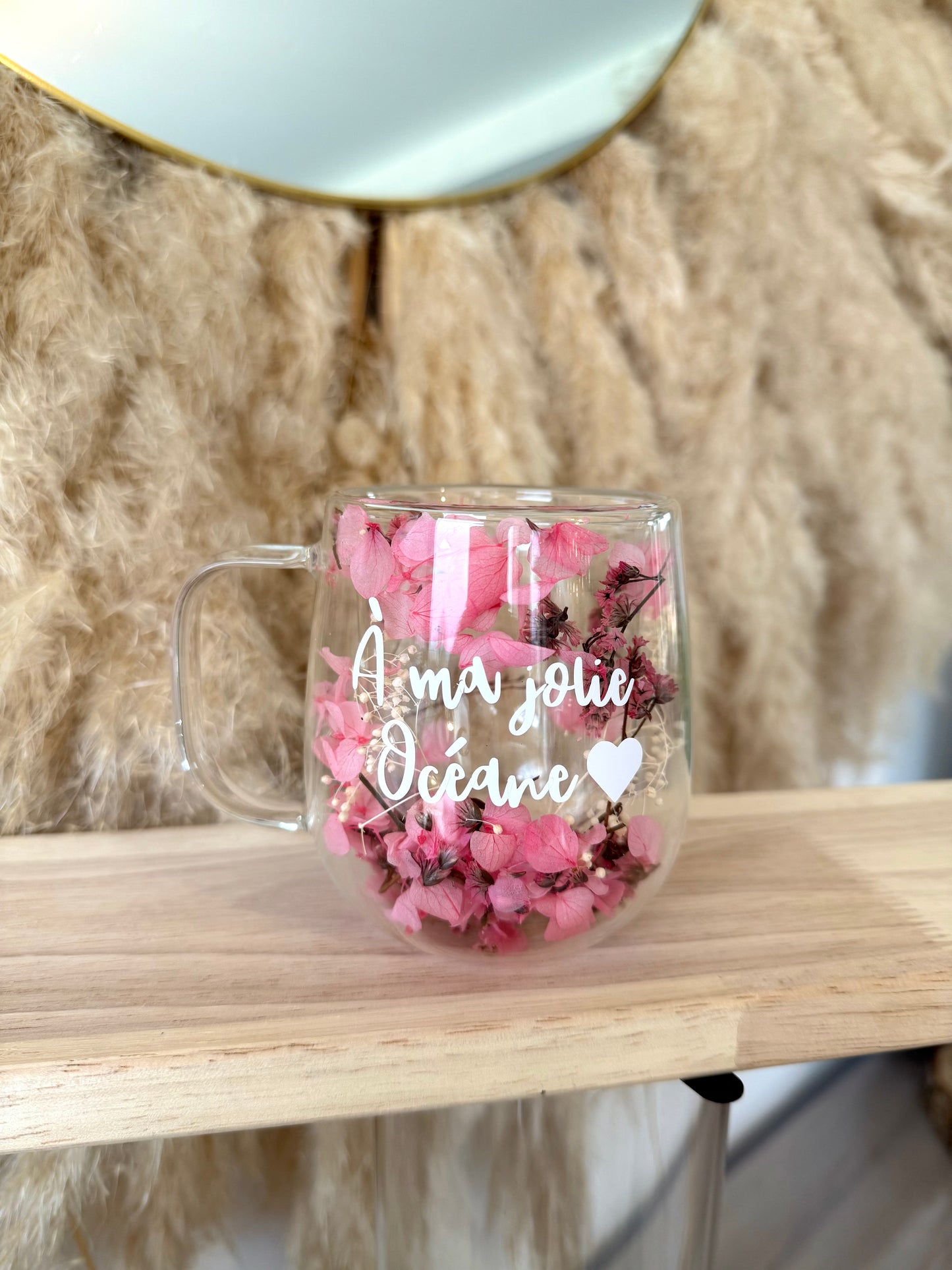 Tasse personnalisée fleurie • 200ml