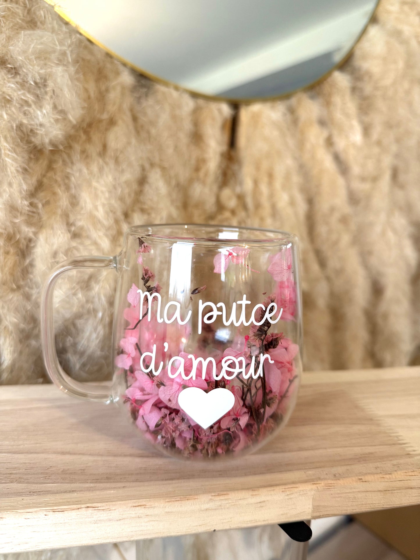 Tasse personnalisée fleurie • 200ml