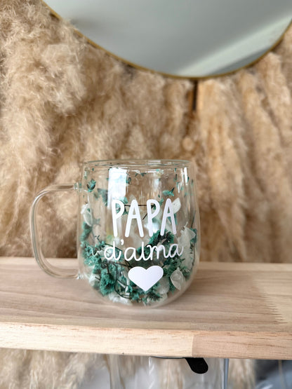 Tasse personnalisée fleurie • 200ml