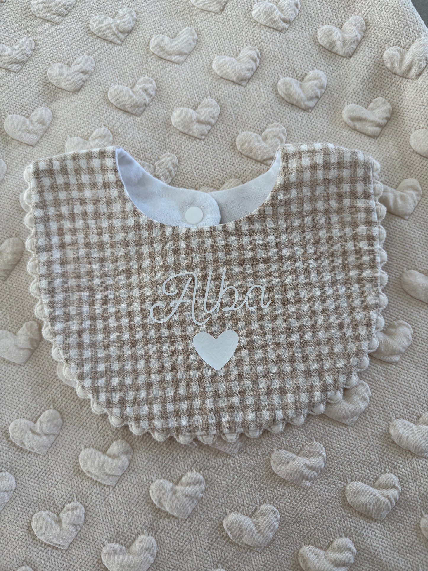 Bavoir personnalisé bébé
