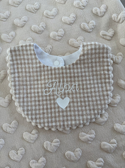 Bavoir personnalisé bébé