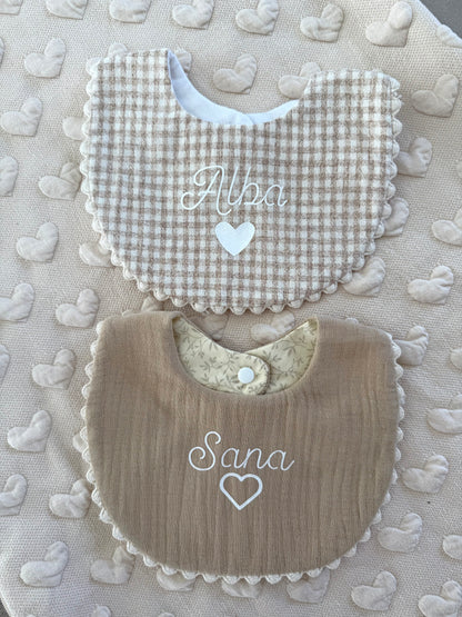 Bavoir personnalisé bébé