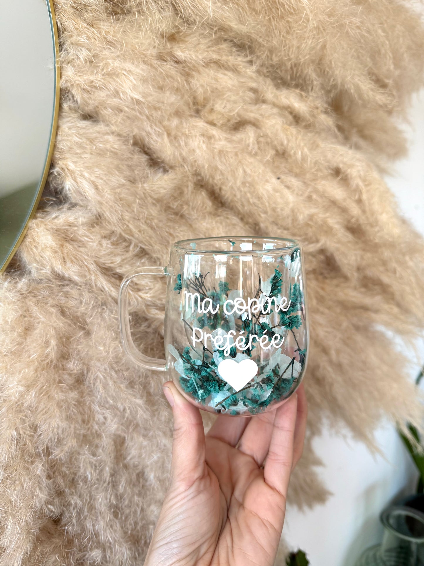 Tasse personnalisée fleurie • 200ml