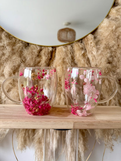 Tasse personnalisée fleurie • 350ml