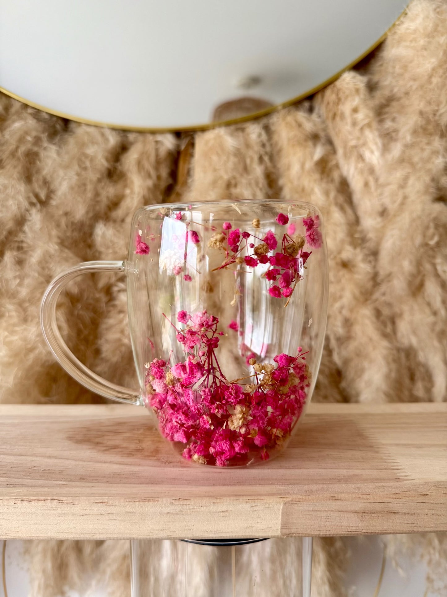 Tasse personnalisée fleurie • 350ml