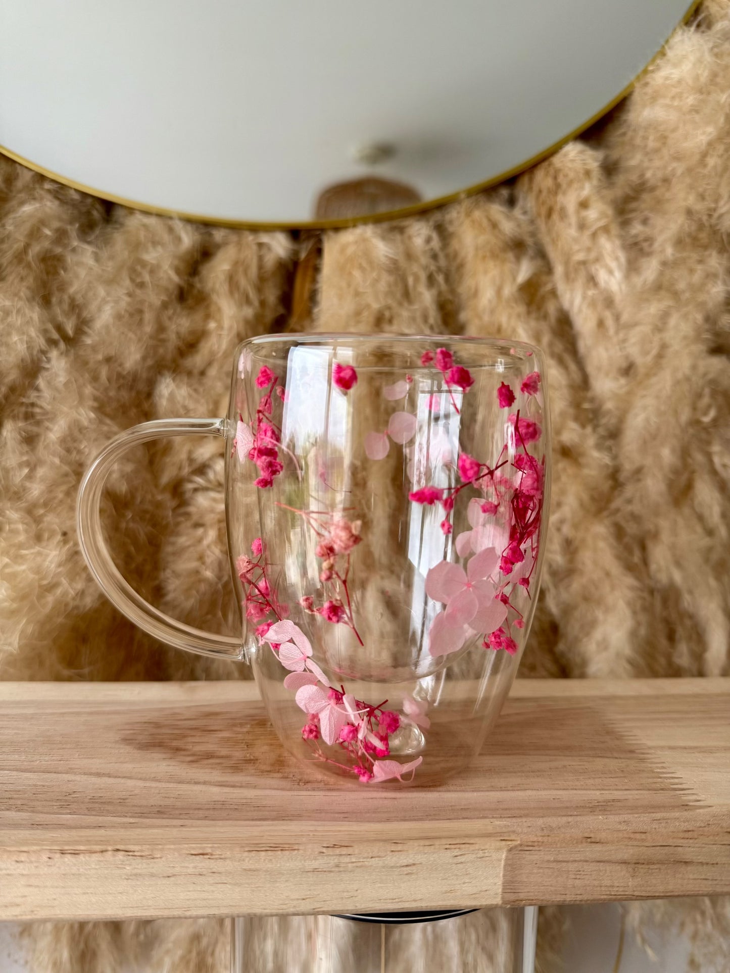 Tasse personnalisée fleurie • 350ml