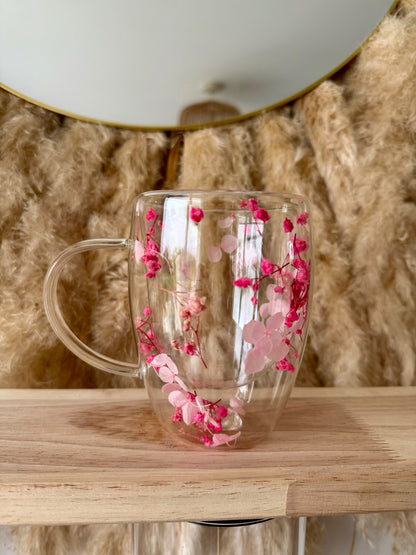 Tasse personnalisée fleurie • 350ml