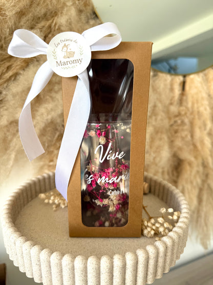 Verre personnalisée fleurie • 350ml