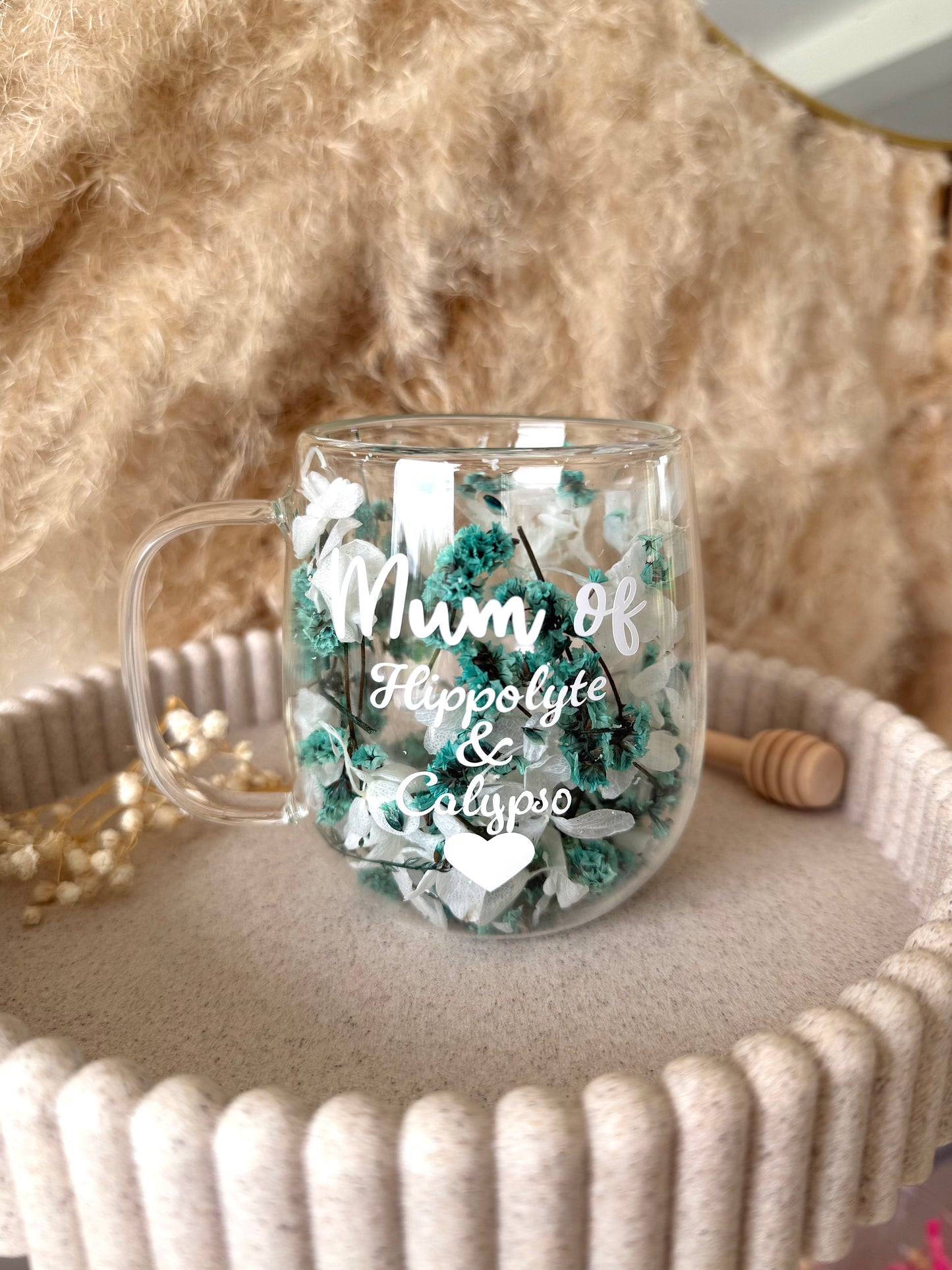 Tasse personnalisée fleurie • 200ml