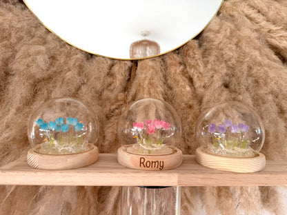 Grande Veilleuse Tulipes Personnalisée